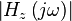 \left|H_z\left(j\omega\right)\right|
