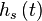 h_s\left(t\right)